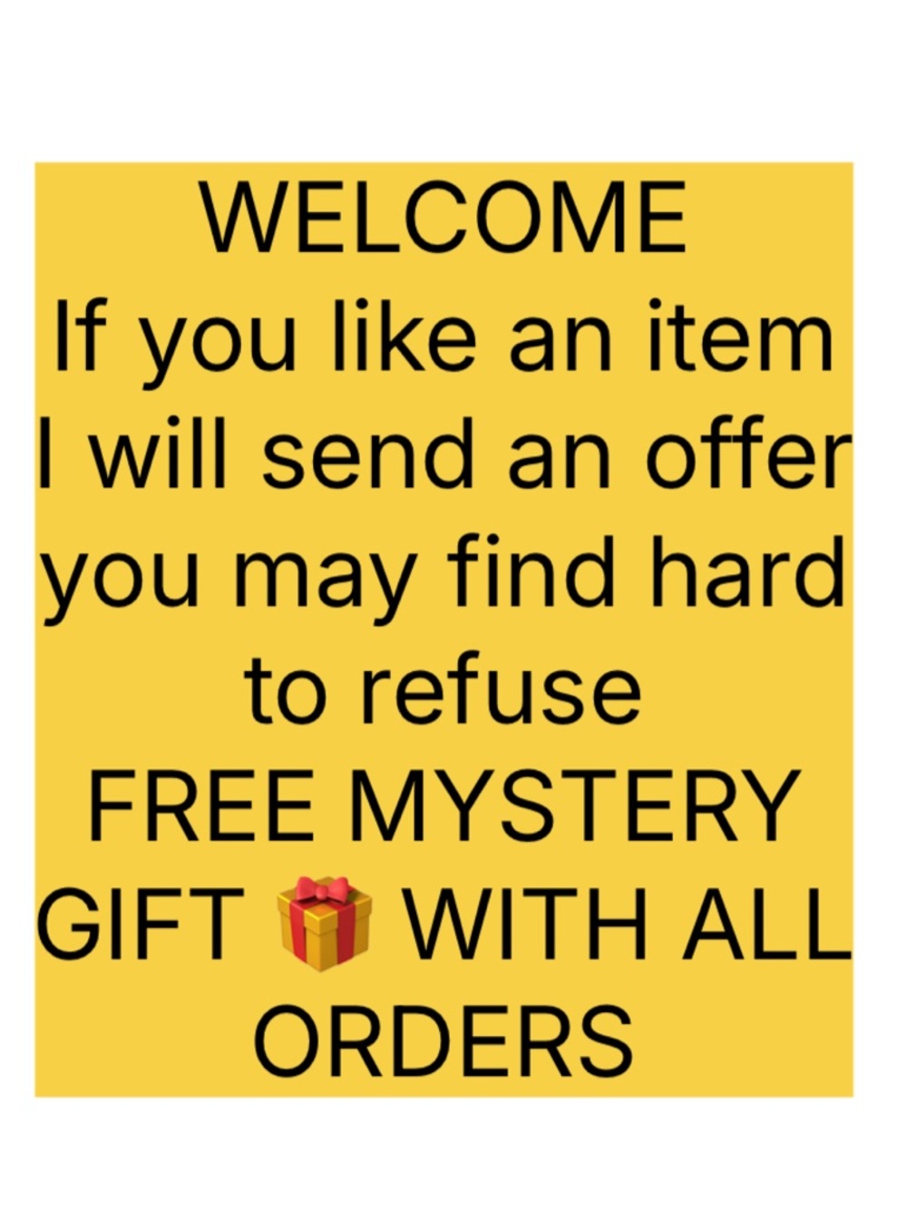Welcome! FREE MYSTERY GIFT 🎁 WITH ALL ORDERS